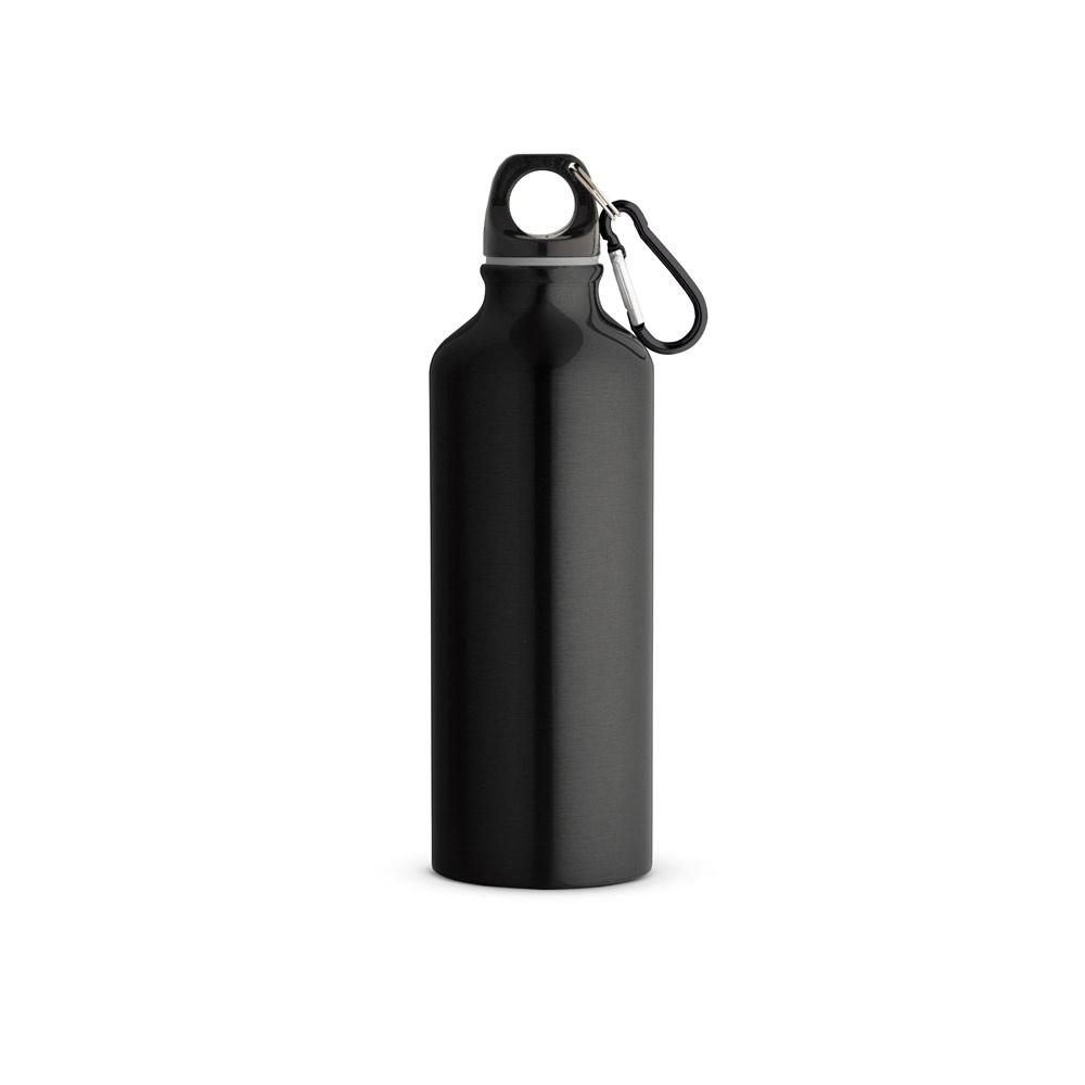 RE-LANDSCAPE M. Sticlă din aluminiu reciclat cu carabină 530 mL Negru