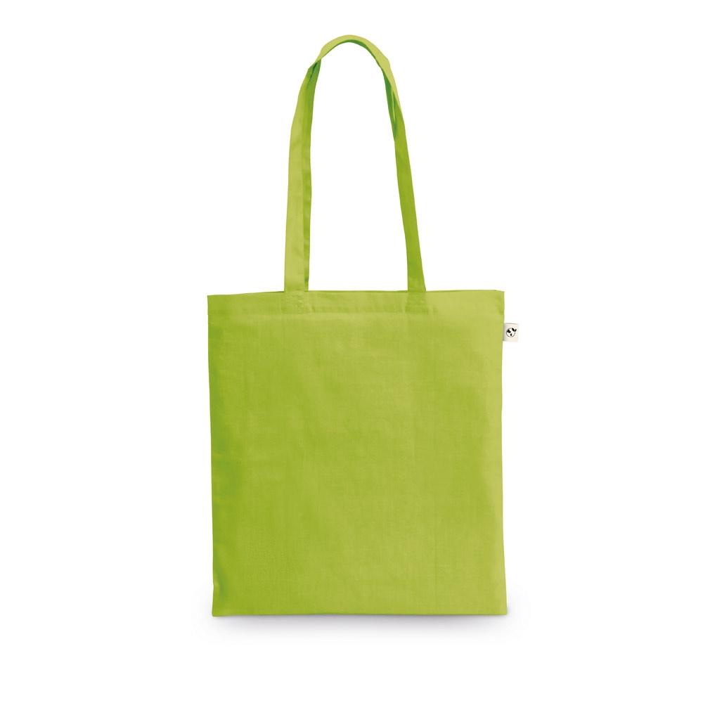 MEXICO. Sacoșă realizată din bumbac reciclat (70%) și poliester (30% rPET) (150 g/m²) Verde deschis