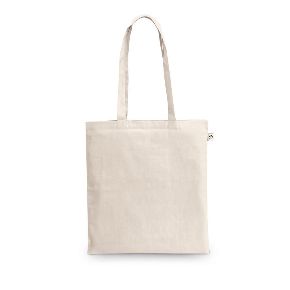 MEXICO. Sacoșă realizată din bumbac reciclat (70%) și poliester (30% rPET) (150 g/m²) Natural deschis