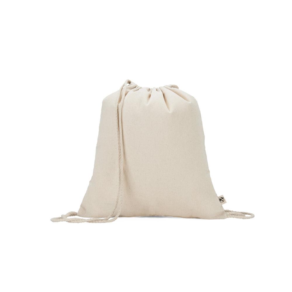 MAIORCA. Rucsac 100% bumbac reciclat (180 g/m²) Natural deschis
