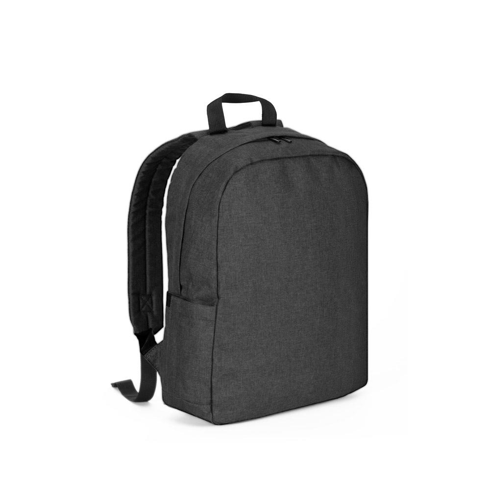 GIJON. Rucsac pentru laptop din poliester reciclat de înaltă densitate 600D și căptușeală din poliester reciclat 210D Gri închis