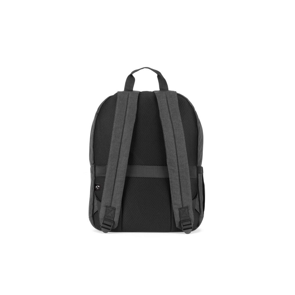 GIJON. Rucsac pentru laptop din poliester reciclat de înaltă densitate 600D și căptușeală din poliester reciclat 210D Gri închis