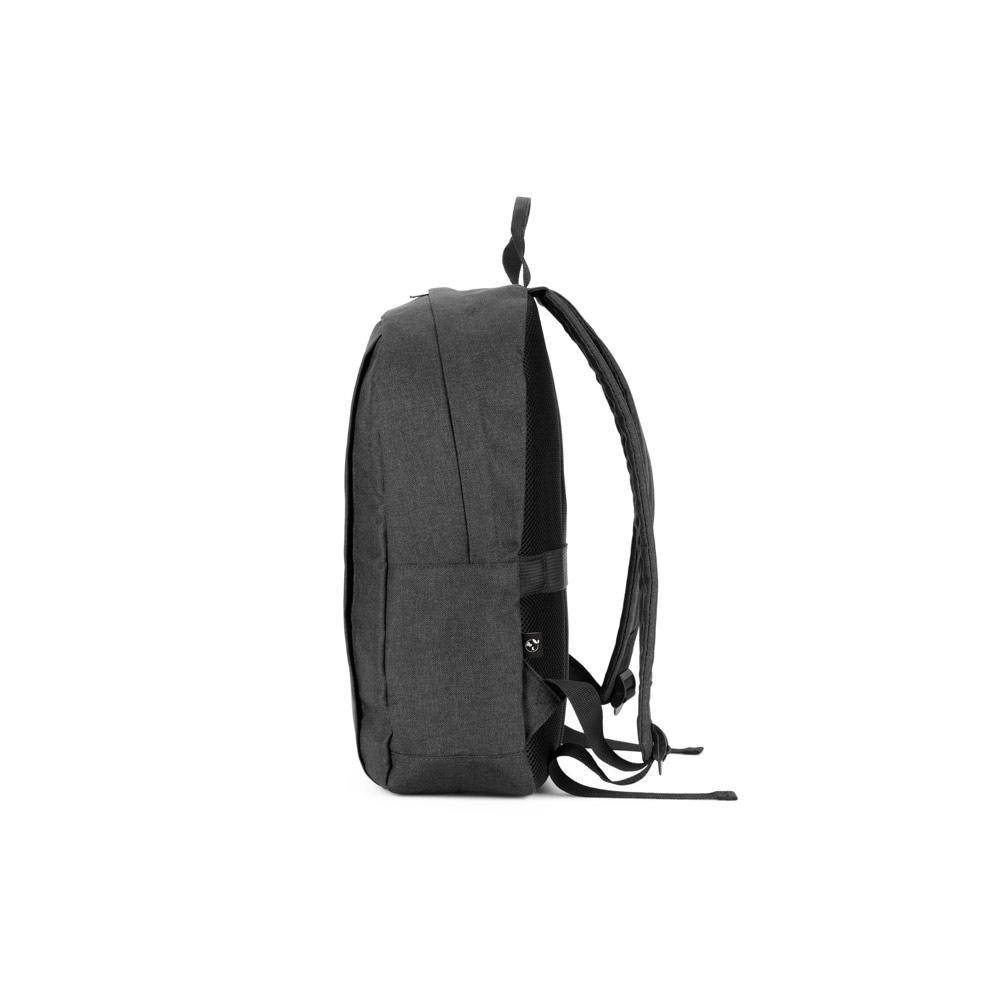 GIJON. Rucsac pentru laptop din poliester reciclat de înaltă densitate 600D și căptușeală din poliester reciclat 210D Gri închis