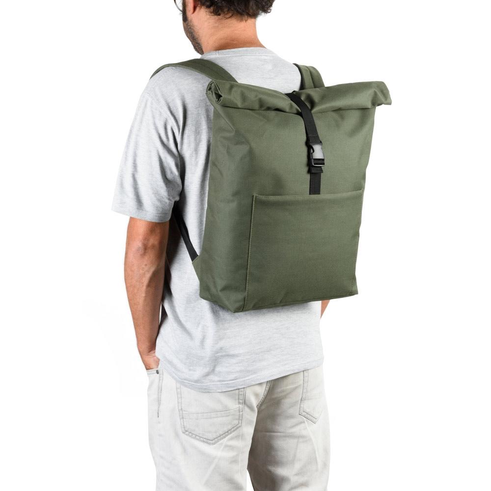 ATENAS. Rucsac pentru laptop 600D cu căptușeală 210D Verde închis