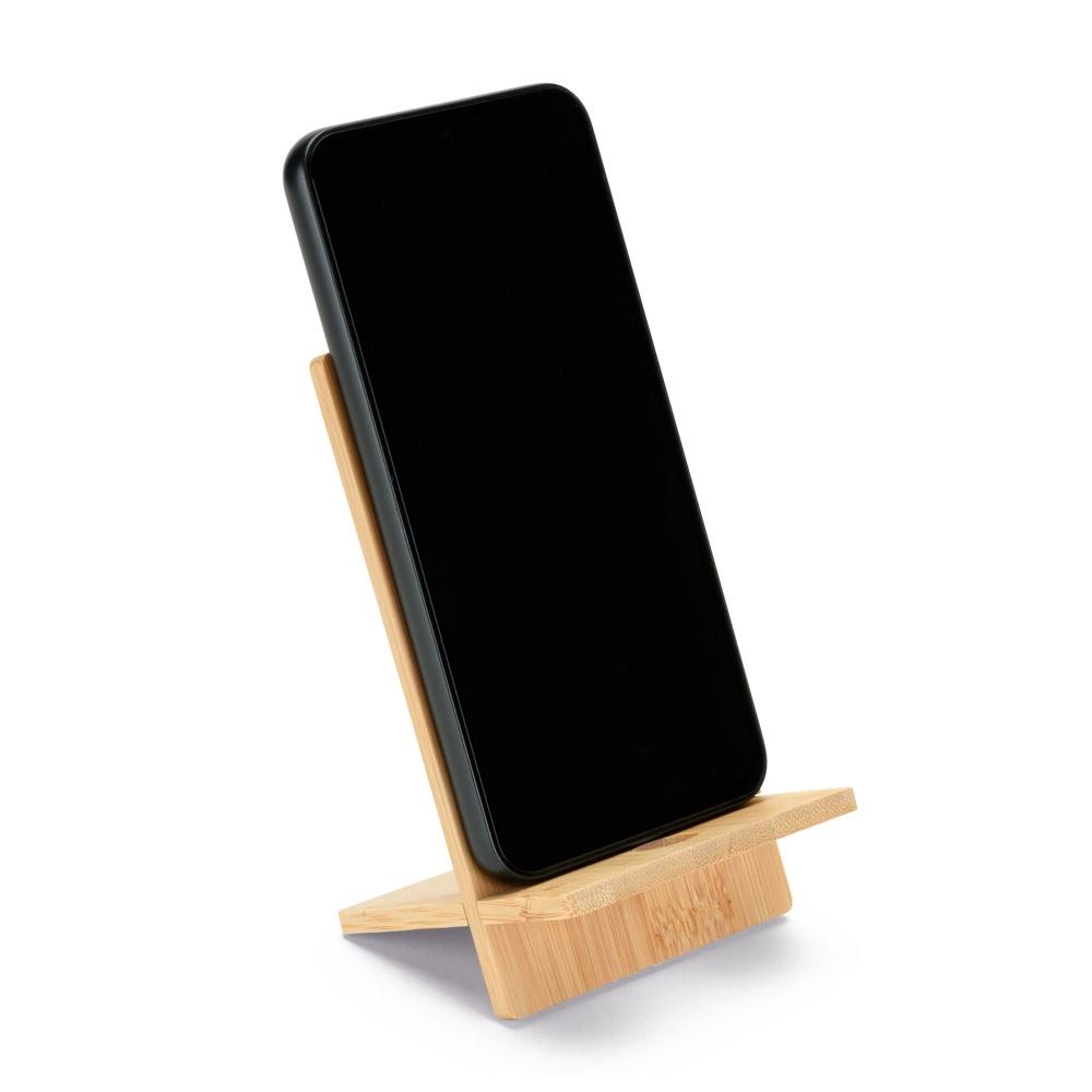 GALEN. Suport de telefon mobil din bambus, detașabil în două părți Natural