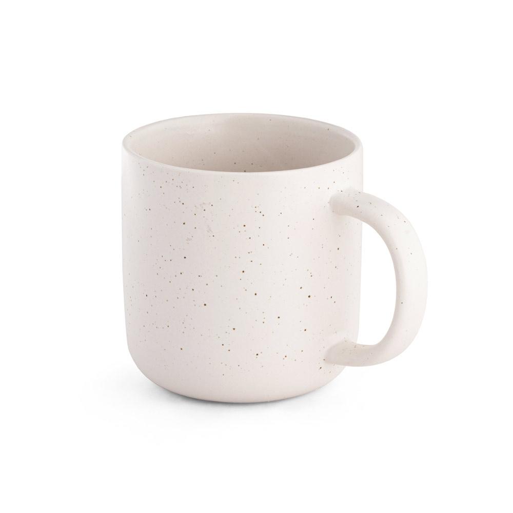 COFFEE CONSTELLATION. Cană de cafea din ceramică 90 ml Alb pastelat