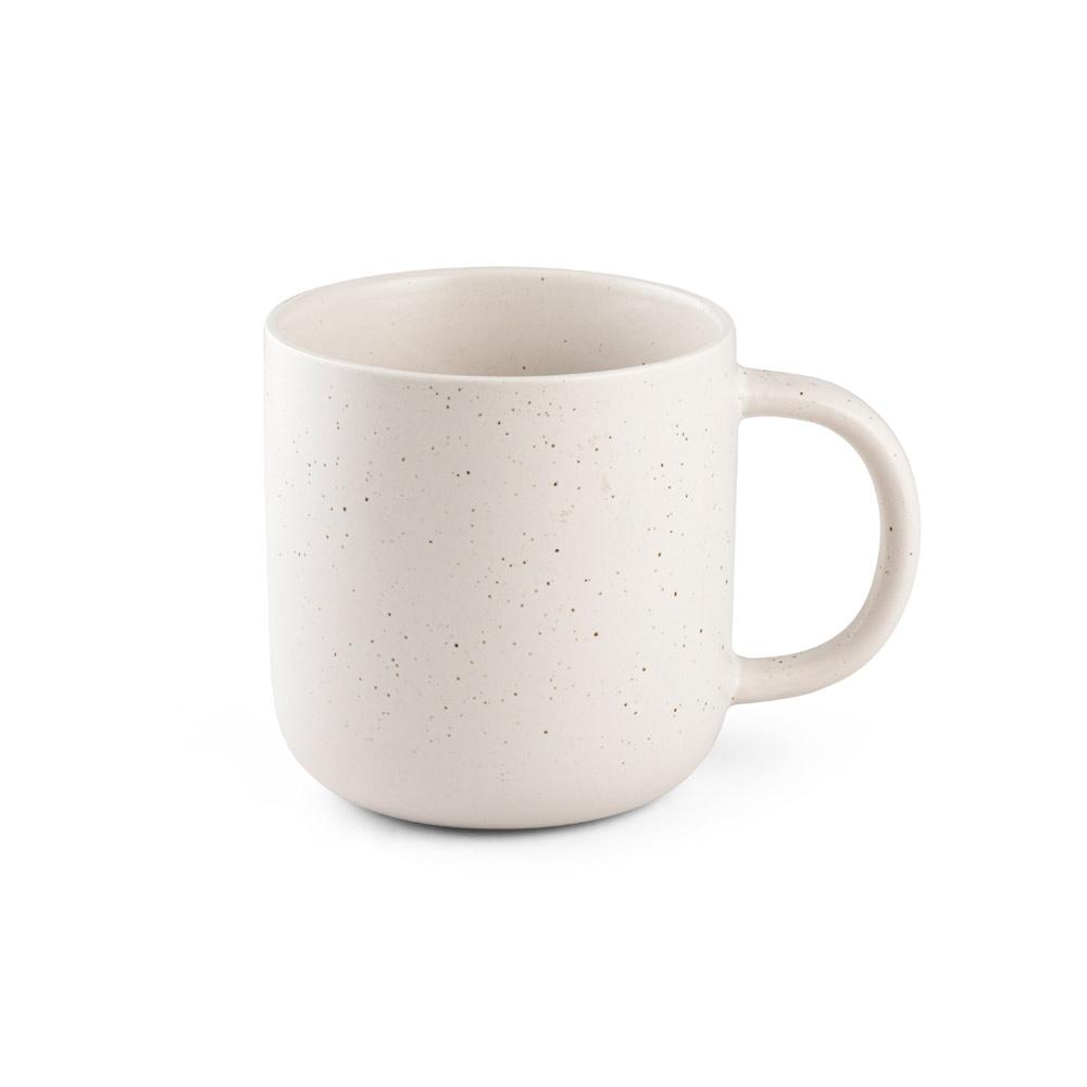 COFFEE CONSTELLATION. Cană de cafea din ceramică 90 ml Alb pastelat