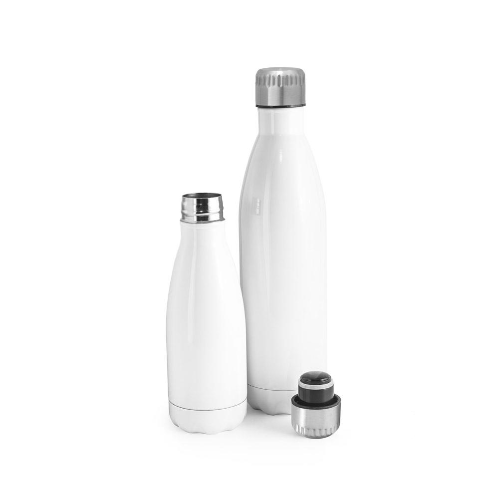 AMORTI L. Sticlă de sublimare din oțel inoxidabil 800 ml Alb