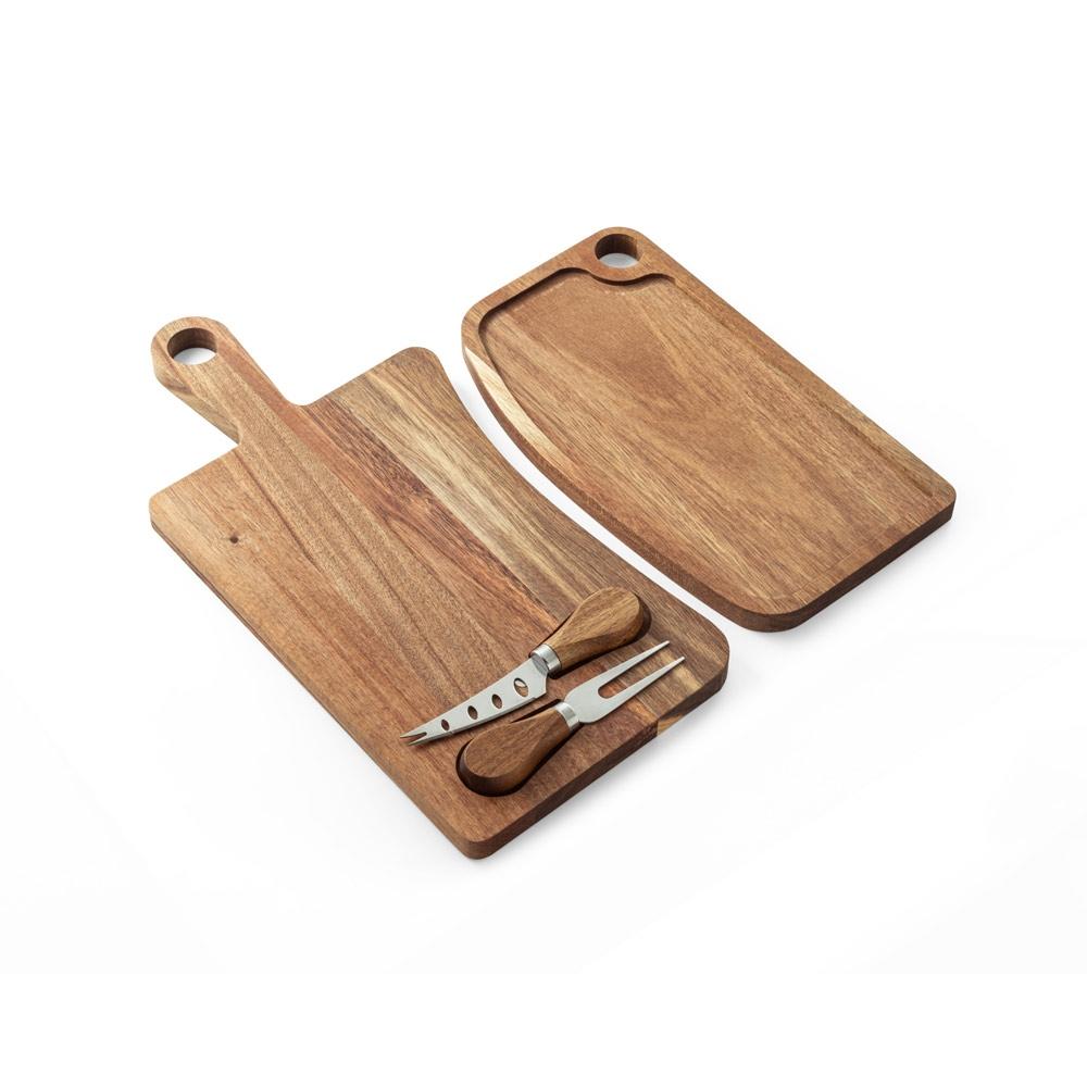 CAPER. Placă din lemn de salcâm Natural închis