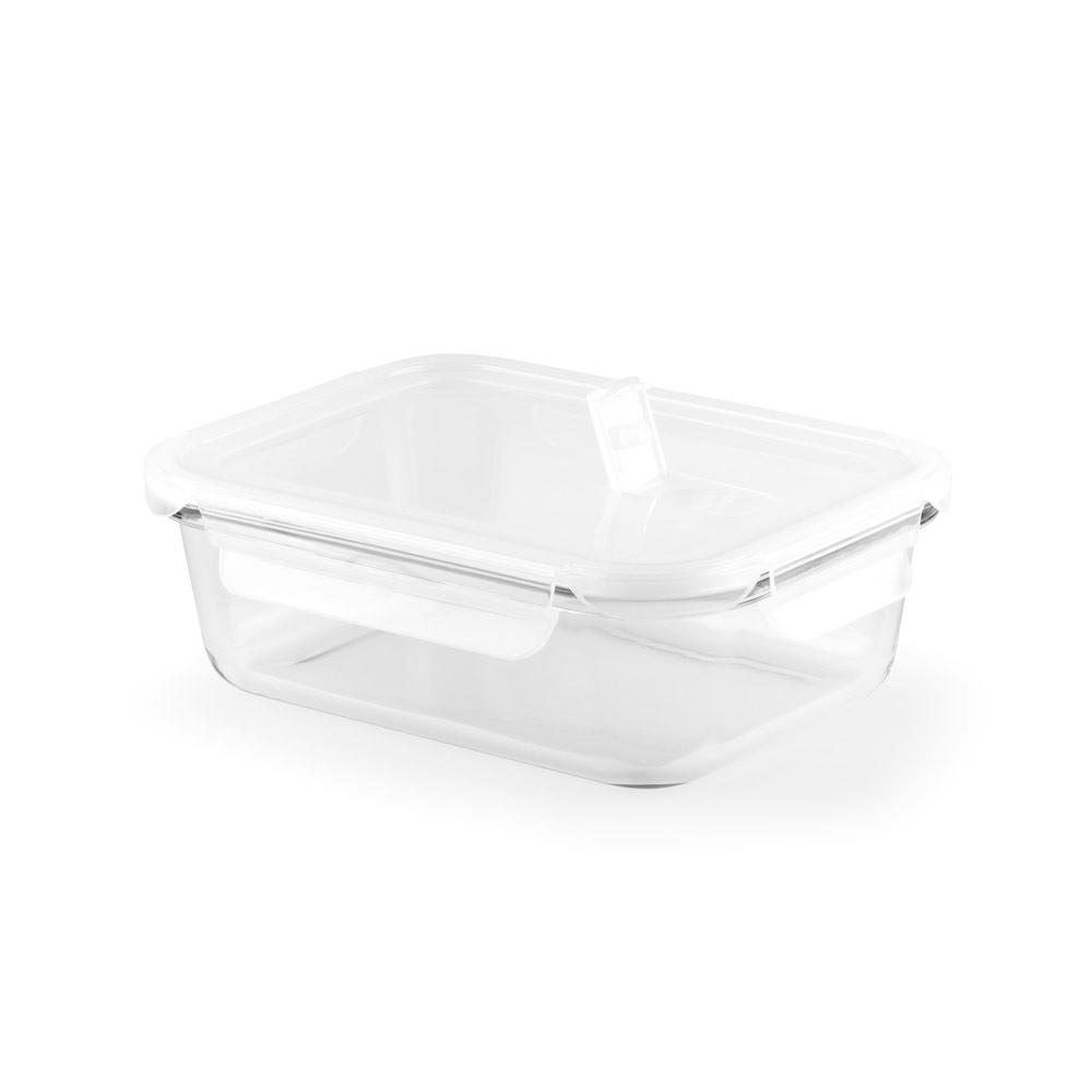 QUORIN. Cutie ermetică din sticlă borosilicată 1000 mL Alb