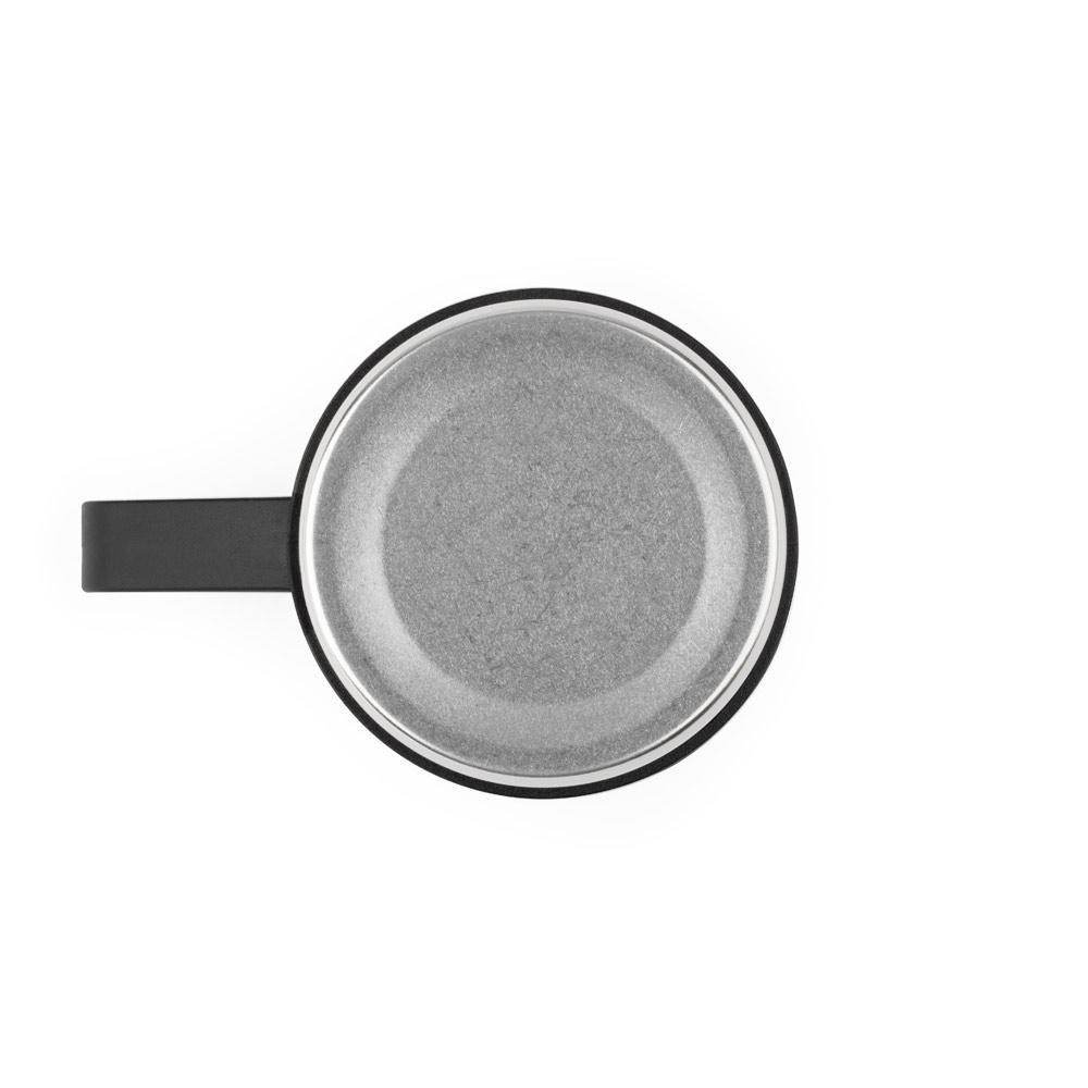 COMANECI. Sticlă din oțel inoxidabil cu perete dublu (90% reciclat) cu finisaj mat 490 mL Negru