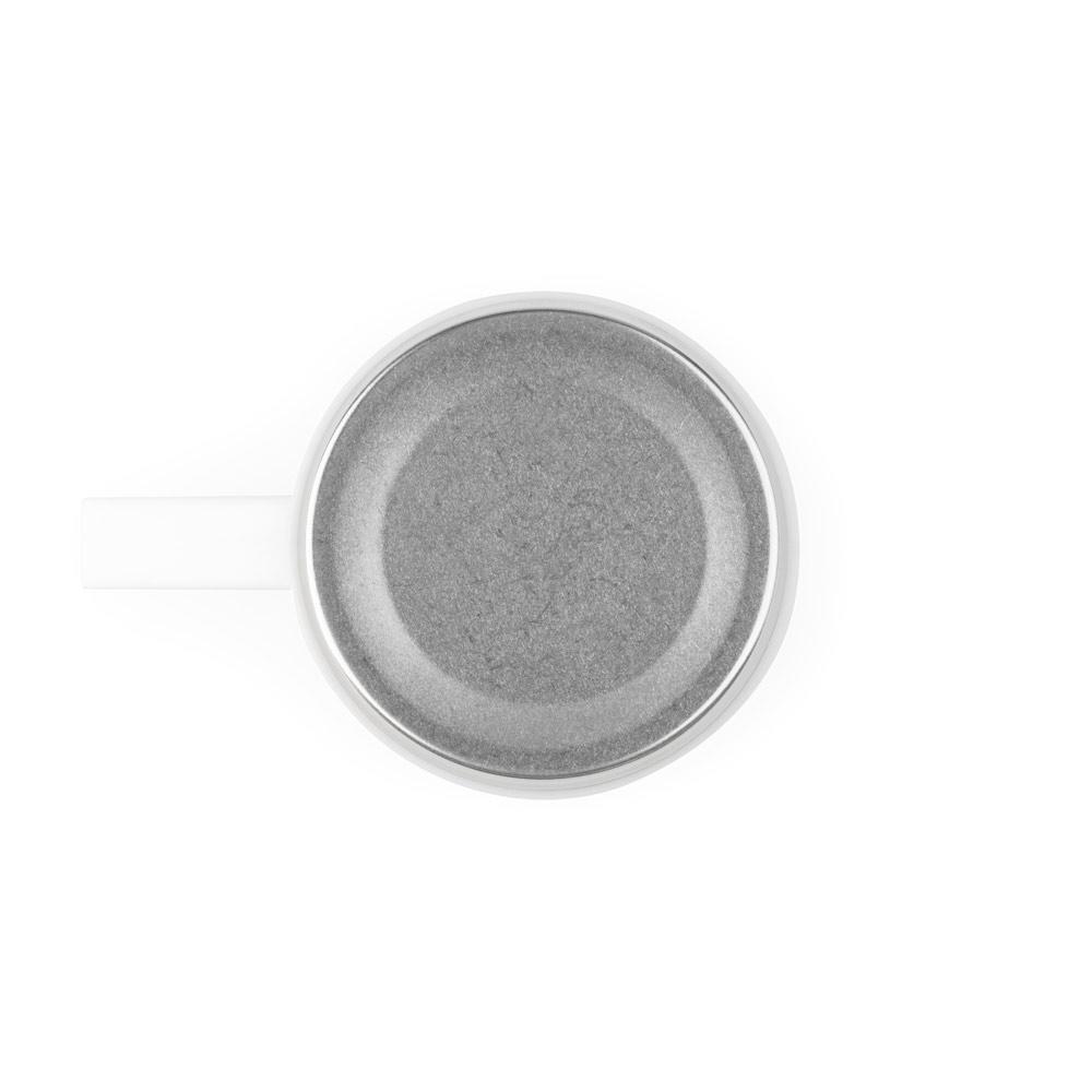 COMANECI. Sticlă din oțel inoxidabil cu perete dublu (90% reciclat) cu finisaj mat 490 mL Alb