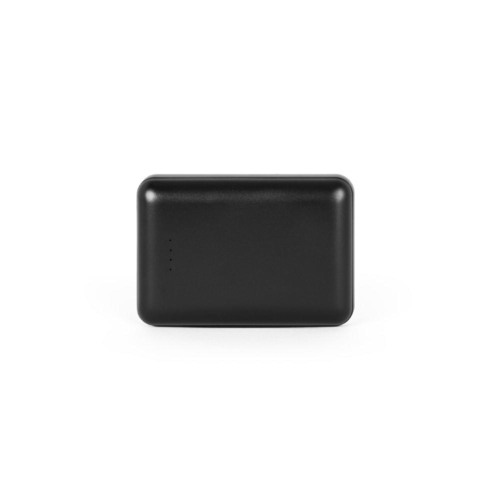 LEAKEY 8. Power bank 8.000 mAh din ABS reciclat (100% rABS) Negru