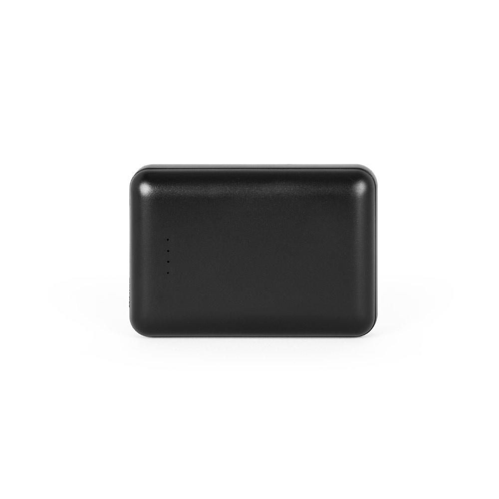 LEAKEY 10. Power bank 10.000 mAh din ABS reciclat (100% rABS) Negru