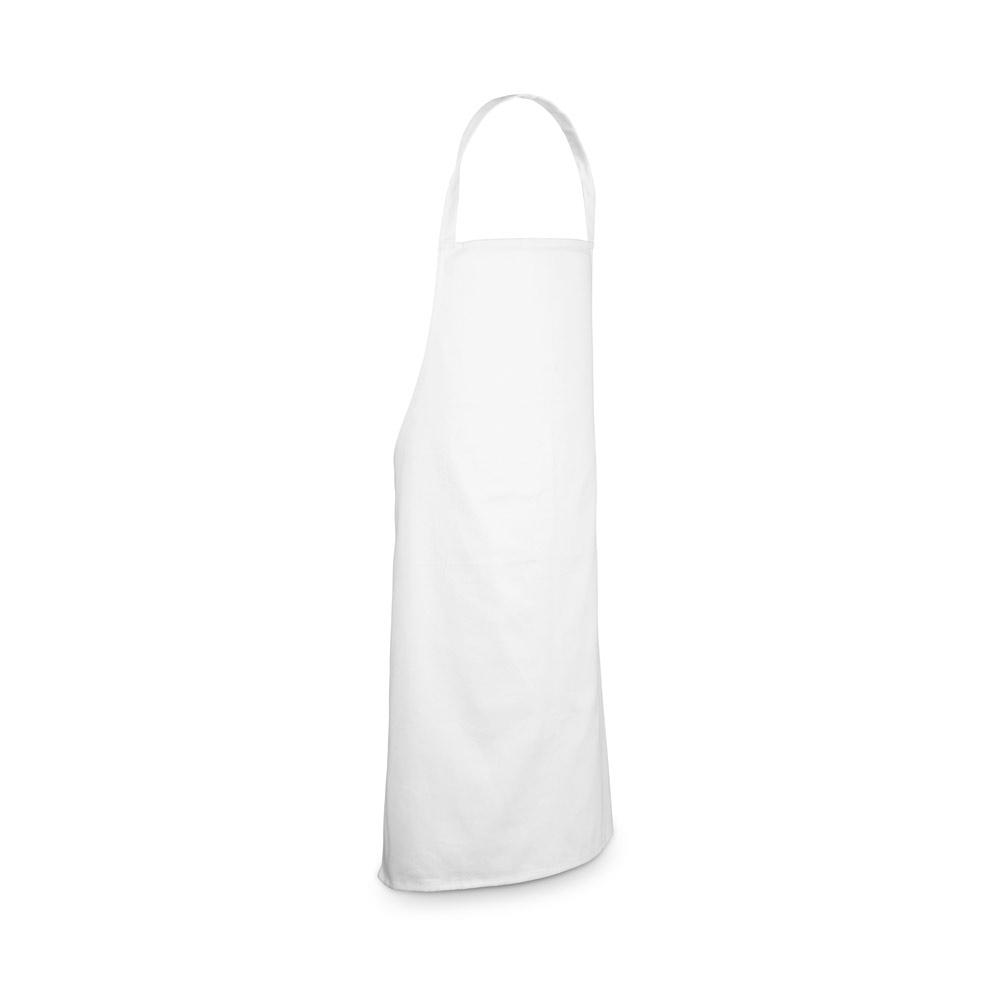 CUMIN. Șorț din bumbac twill (180 g/m²) Alb