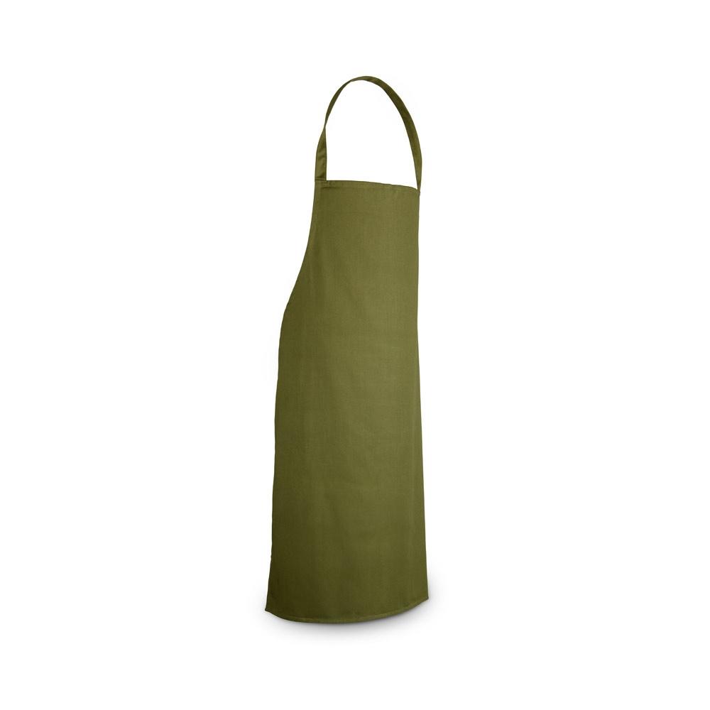 CUMIN. Șorț din bumbac twill (180 g/m²) Verde închis