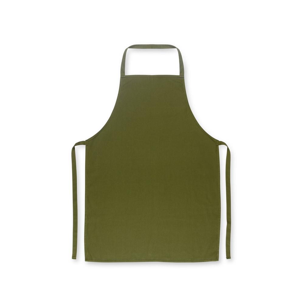 CUMIN. Șorț din bumbac twill (180 g/m²) Verde închis