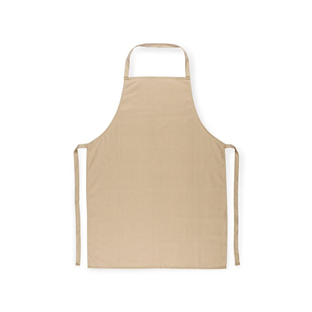CUMIN. Șorț din bumbac twill (180 g/m²) Bej
