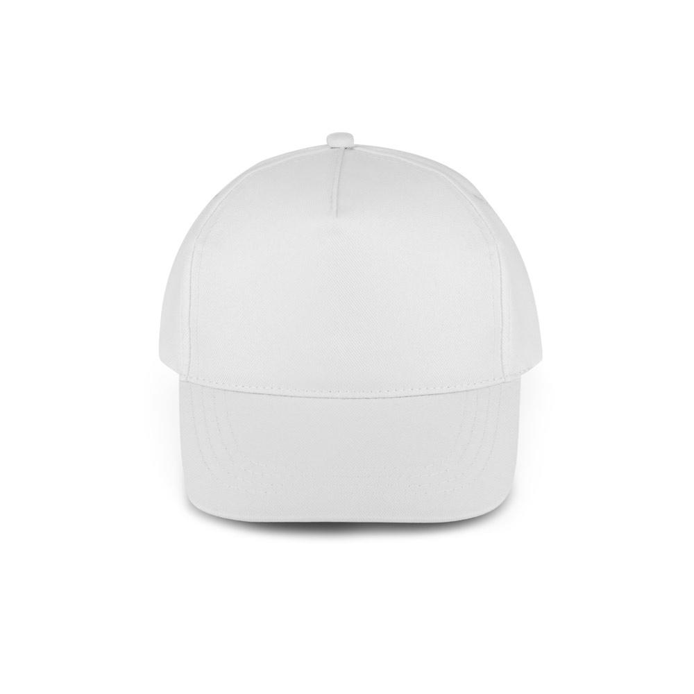 BENEDICT. Șapcă din poliester reciclat (100% rPET) Alb