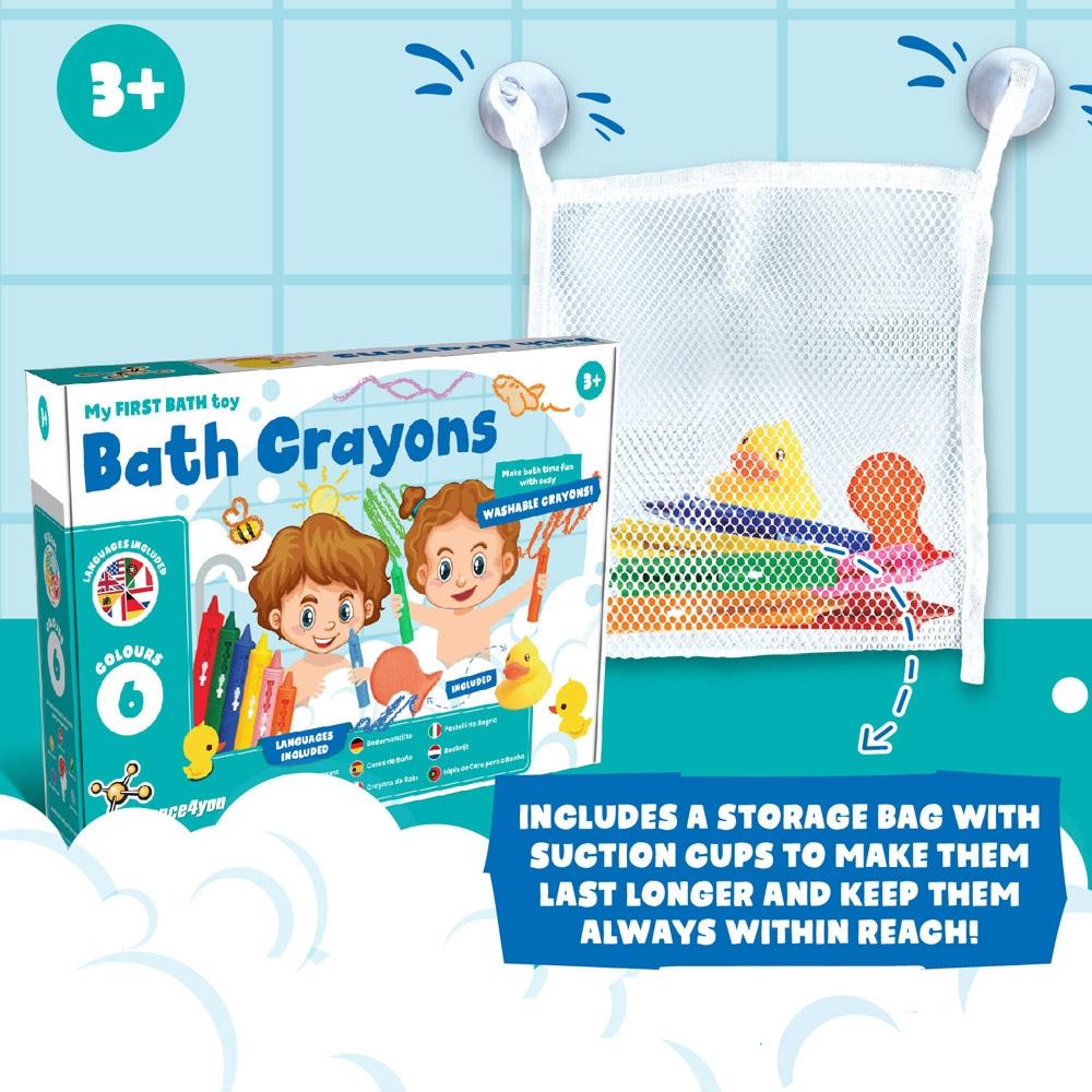 Creioane baie Bath Crayons, jucării didactice Asortat