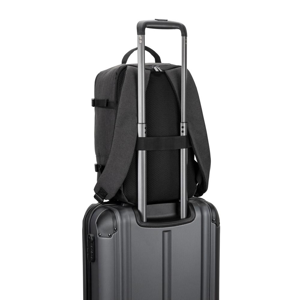Rucsac Cies din poliester reciclat 600D, dimensiuni companii aeriene Gri închis