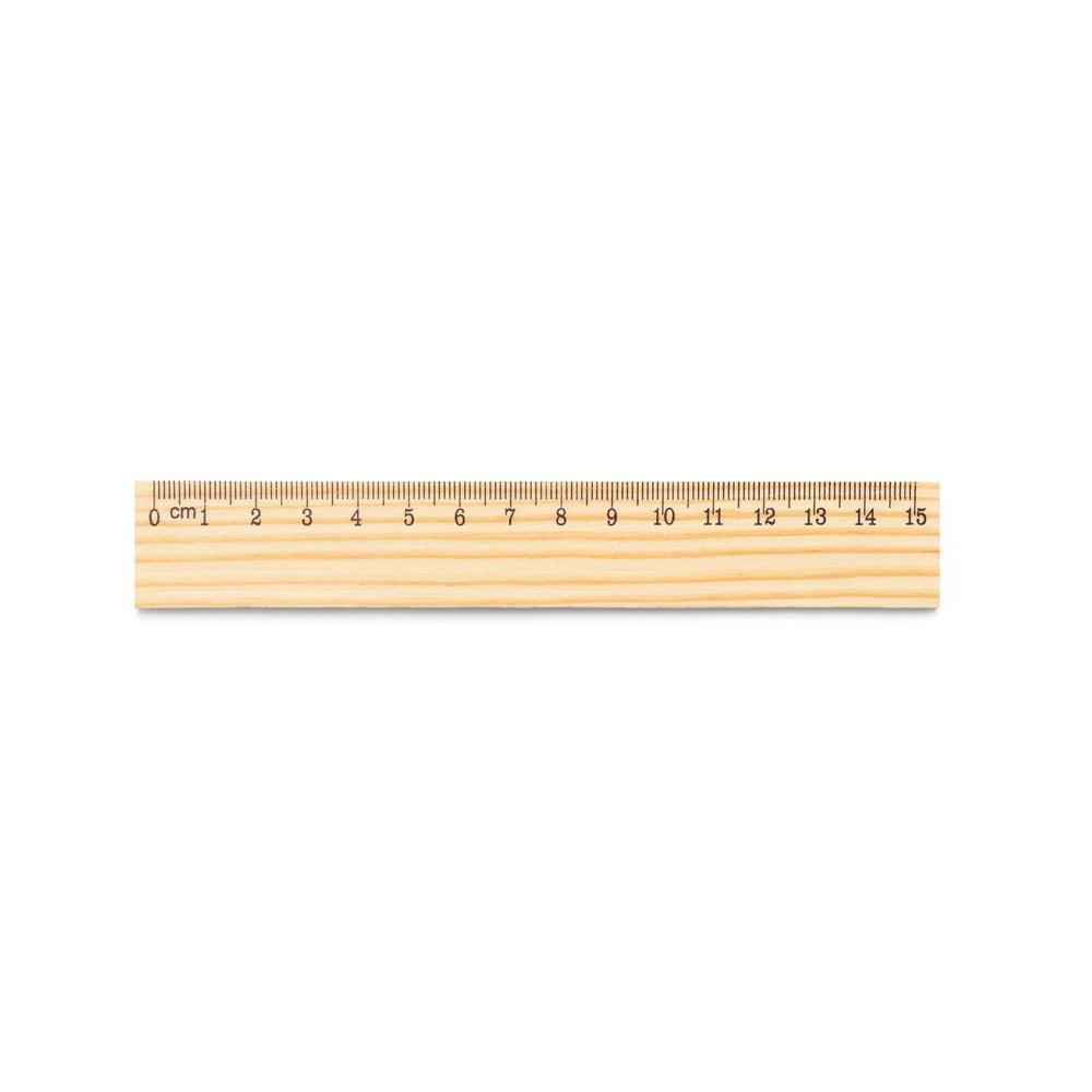 Riglă pin Wesley 15, scală 15 cm Natural deschis