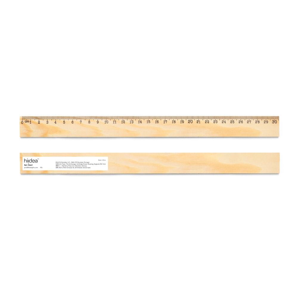 Riglă pin Wesley 30, scală 30 cm Natural deschis