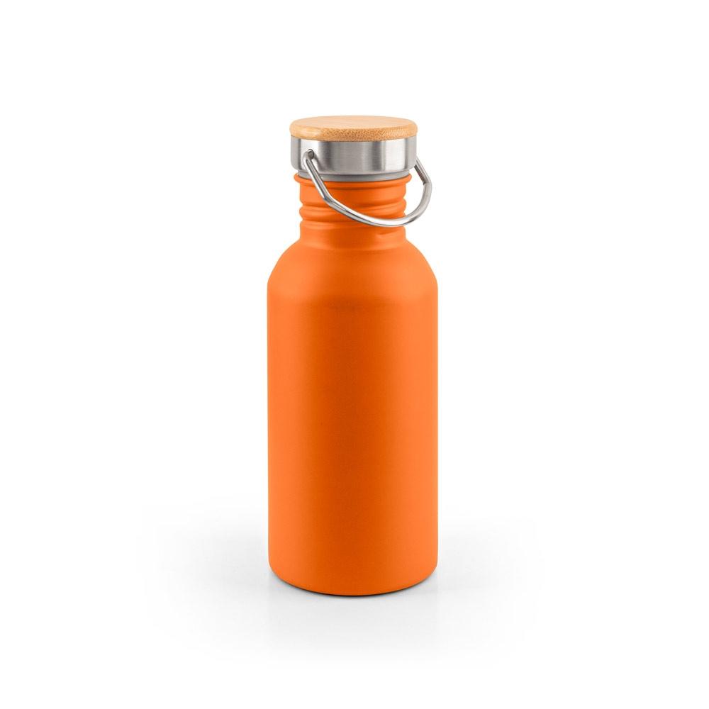 Sticlă oțel inoxidabil Ewing, perete simplu, 90% reciclat Portocaliu