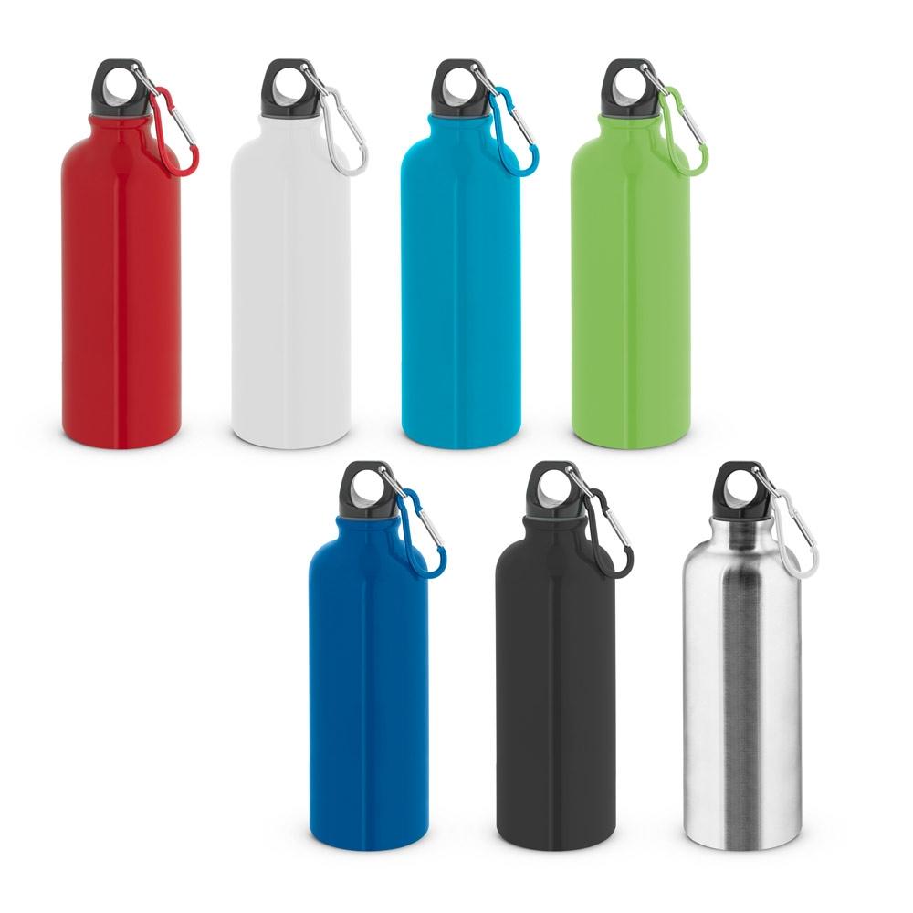 Sticlă oțel inoxidabil Kelce, perete simplu și carabină, 550 ml Albastru deschis