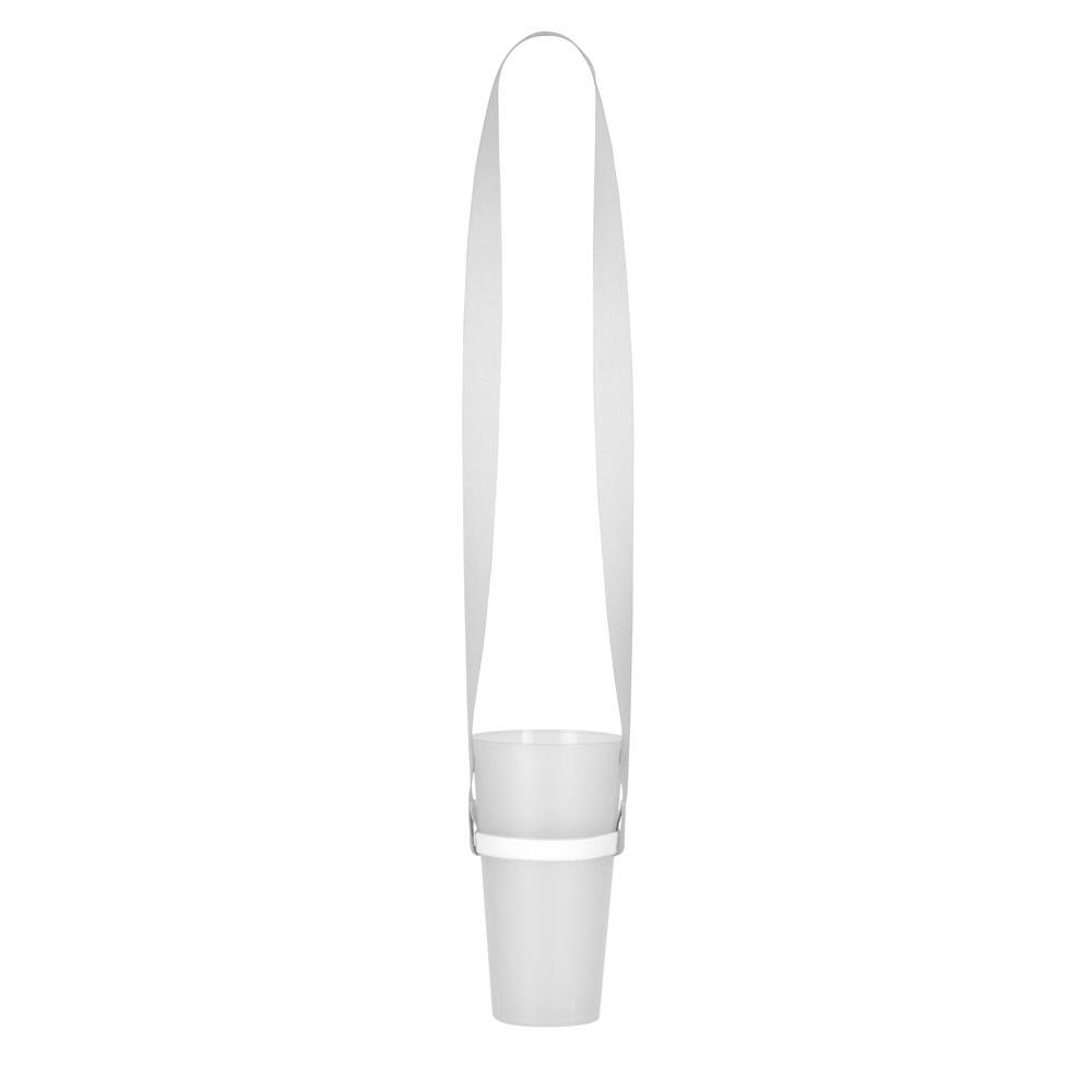 Lanyard Bolton din poliester, suport silicon pentru pahare 300 - Negru