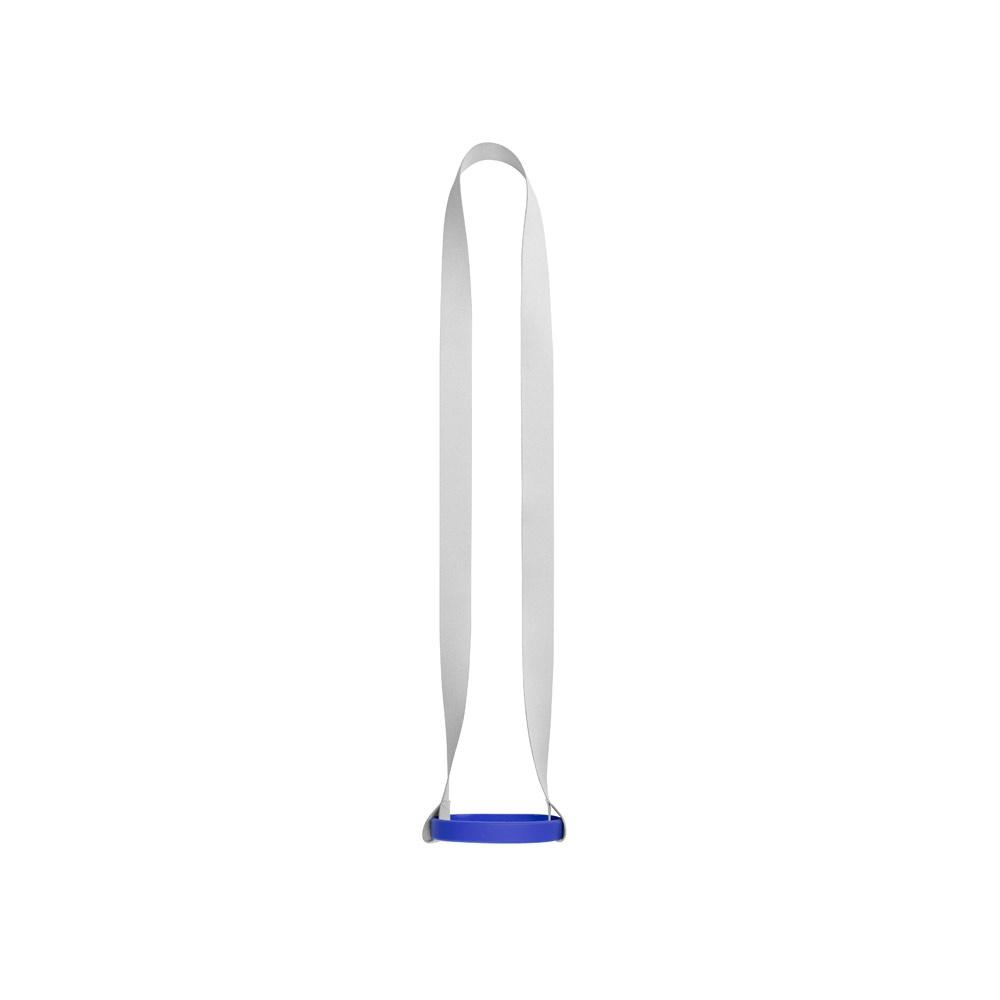 Lanyard Rotherham din poliester reciclat rPET, suport silicon pentru pahare