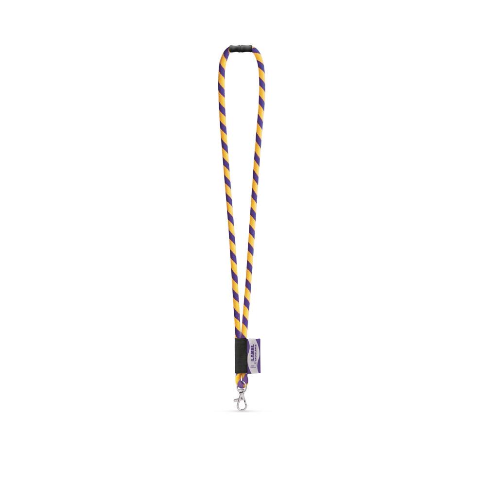 Lanyard personalizat Wisbech din poliamidă