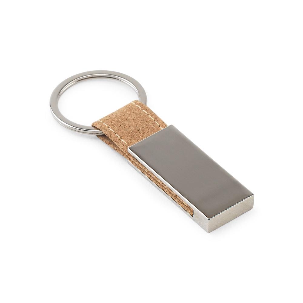 Set portcard și breloc Gosling din metal și plută Natural