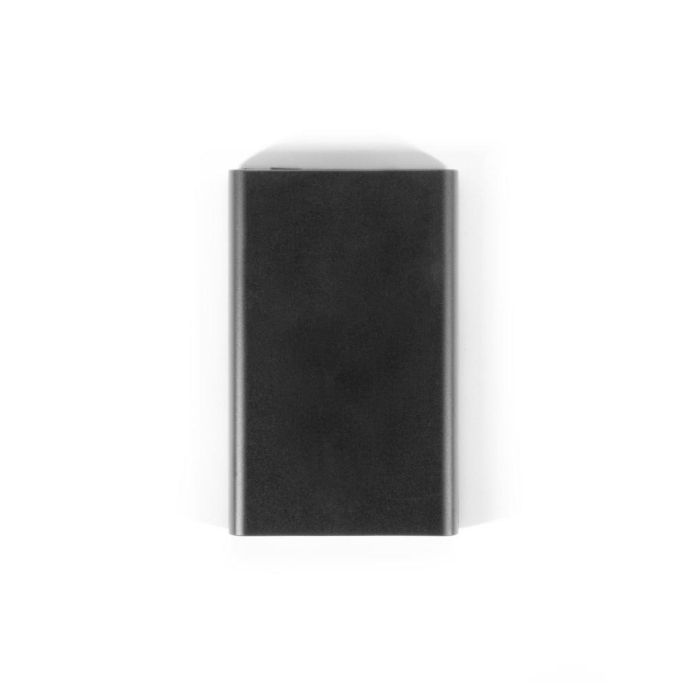 Baterie externă magnetică Wright 10 din aluminiu și ABS reciclat, 10.000 mAh Negru