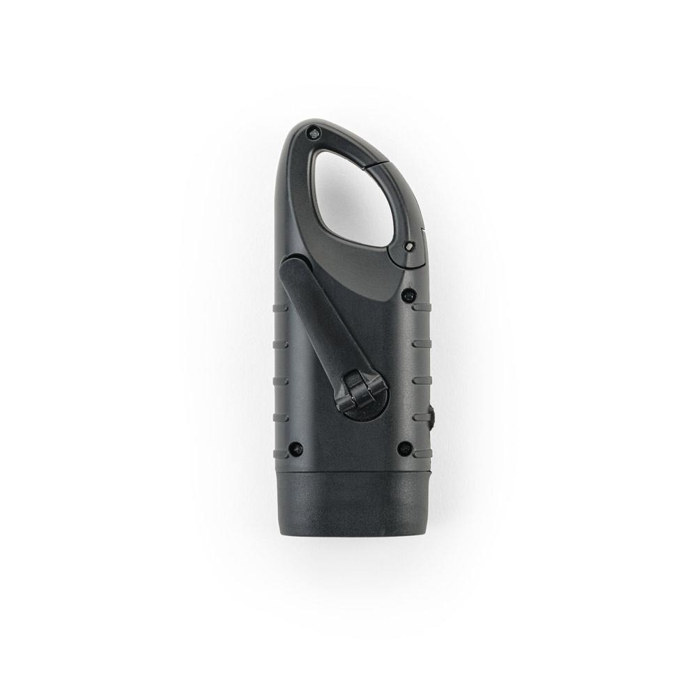 Lanternă compactă Solarky 0.5W din ABS, 3 LED-uri, 90 lumeni Negru