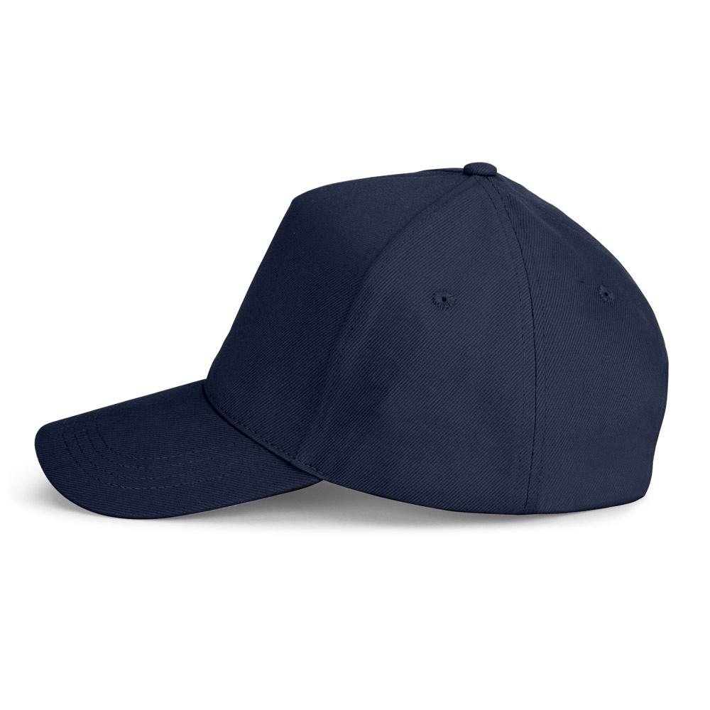 Șapcă bumbac 100% Ashton, 5 panouri, 260 g/m² Albastru marin