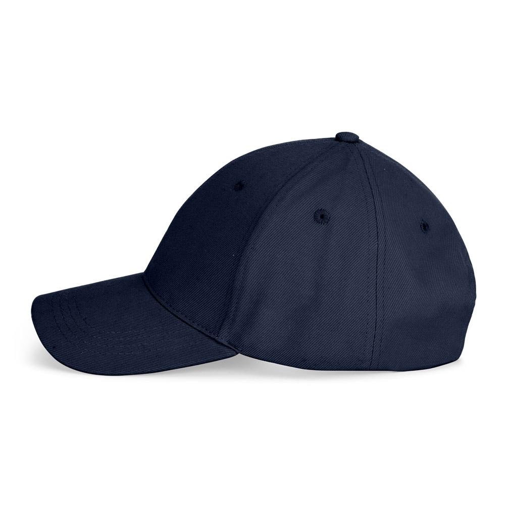 Șapcă bumbac 100% Nathan, 6 panouri, 260 g/m² Albastru marin