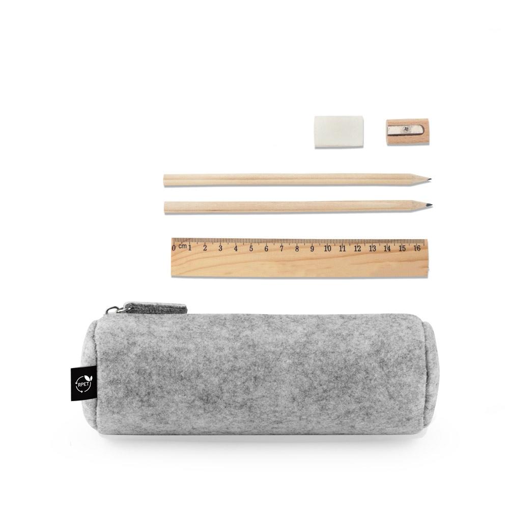 Husă multifuncțională Nomad din pâslă reciclată rPET, riglă și accesorii incluse