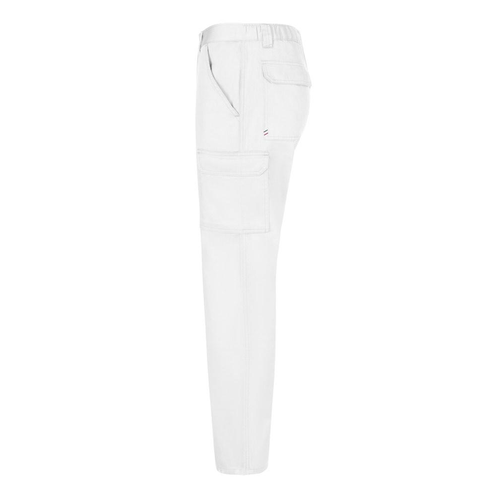 Pantaloni cu buzunare multiple VL Hermes, 190 g/m² Alb Mărimea 46