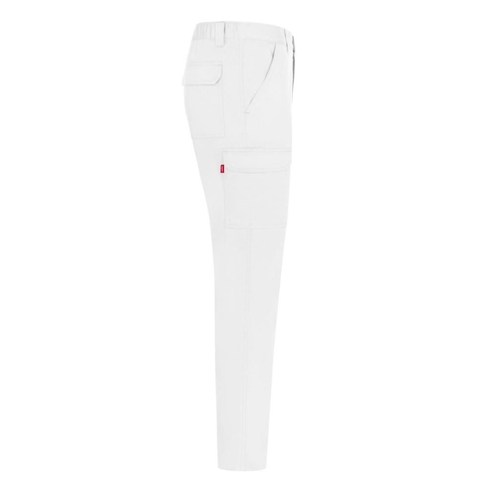 Pantaloni cu buzunare multiple VL Hermes, 190 g/m² Alb Mărimea 46