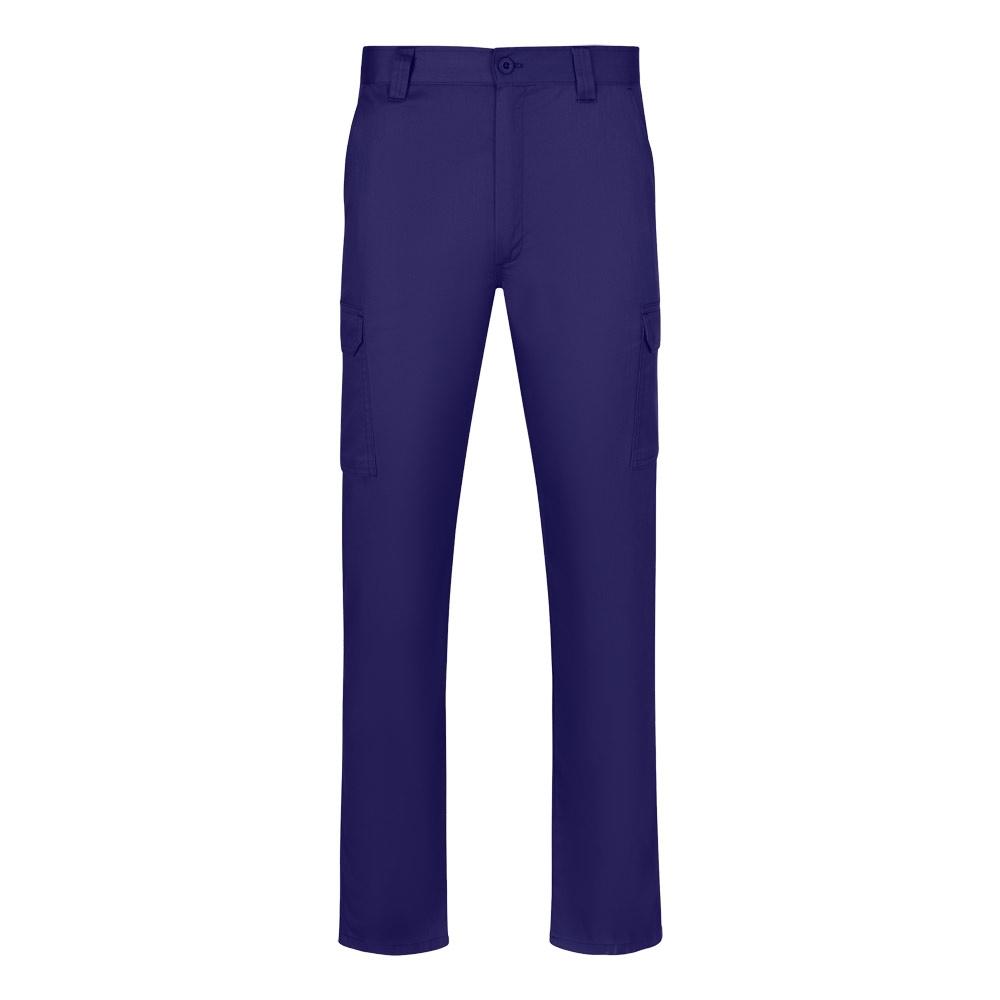 Pantaloni cu buzunare multiple VL Hermes, 190 g/m² Albastru Royal Mărimea 34