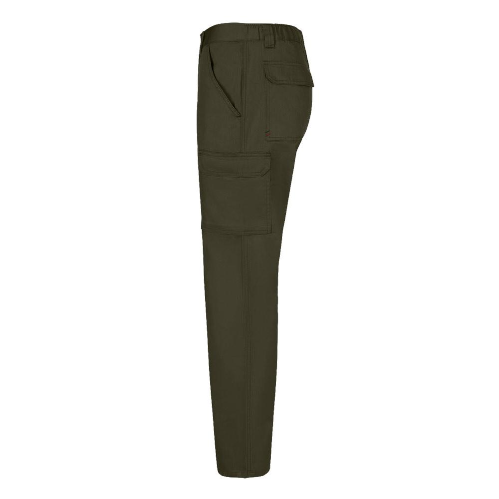 Pantaloni cu buzunare multiple VL Hermes, 190 g/m² Verde armată Mărimea 36