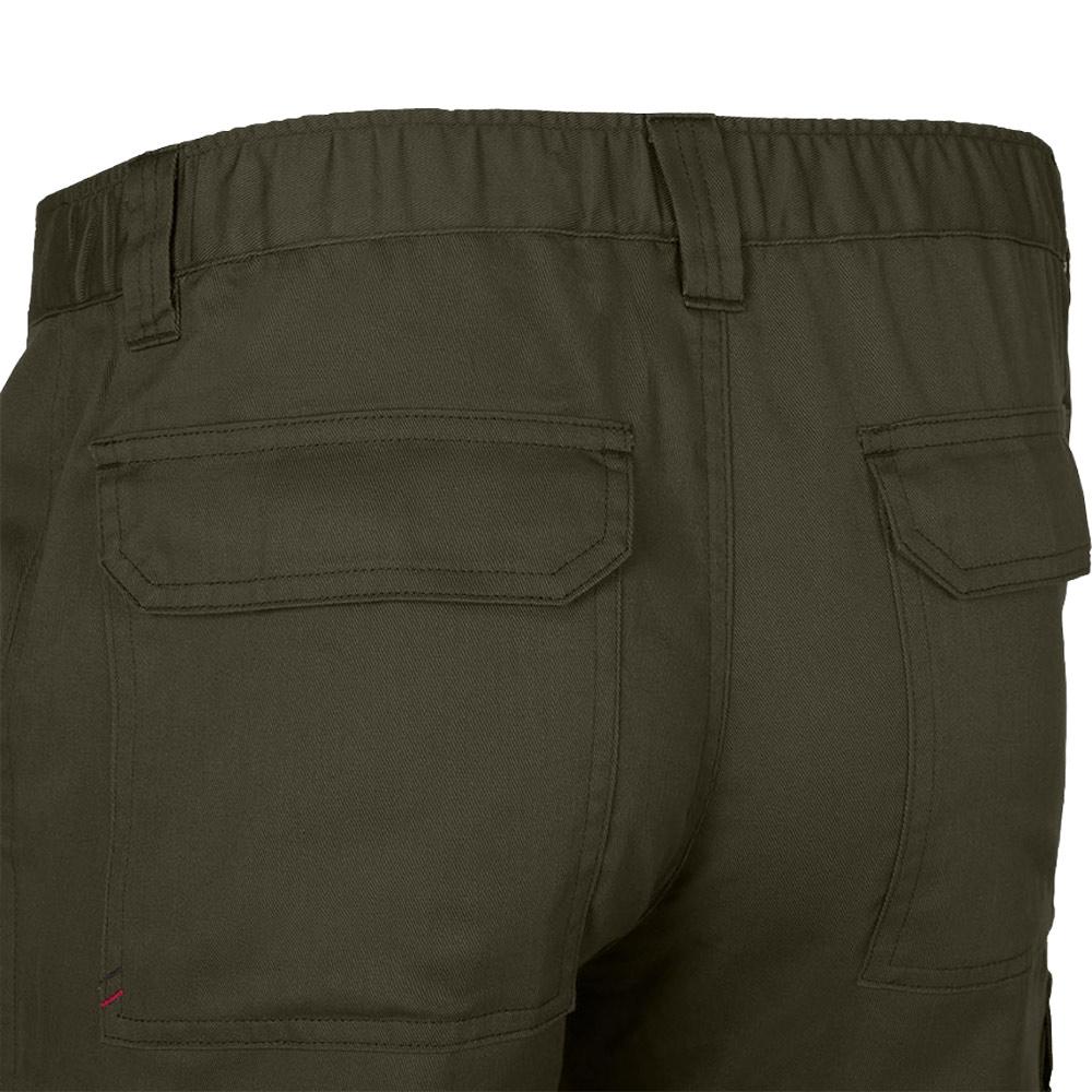 Pantaloni cu buzunare multiple VL Hermes, 190 g/m² Verde armată Mărimea 36