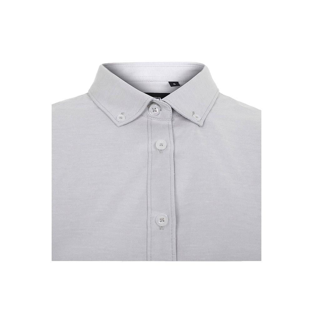 Cămașă Oxford pentru femei VL Prithvi Women, 180 g/m² Gri deschis XXL