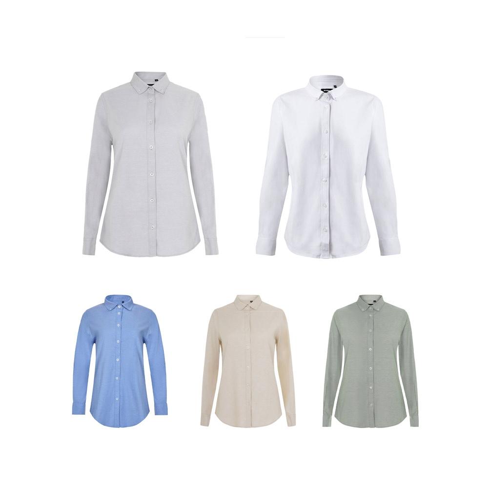 Cămașă Oxford pentru femei VL Prithvi Women, 180 g/m² Albastru S