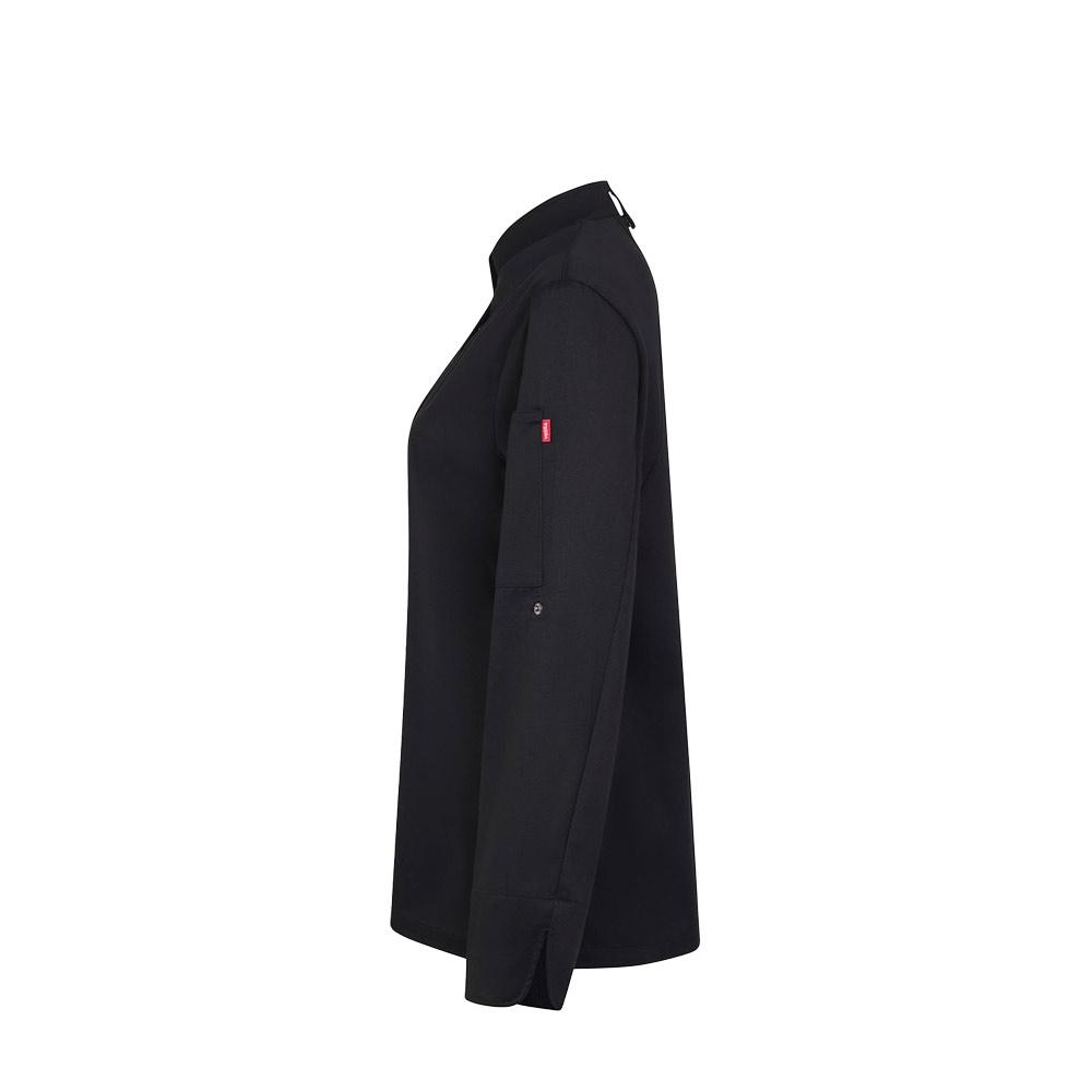 Jachetă de bucătărie pentru femei VL Thoth, 190 g/m² Negru XS