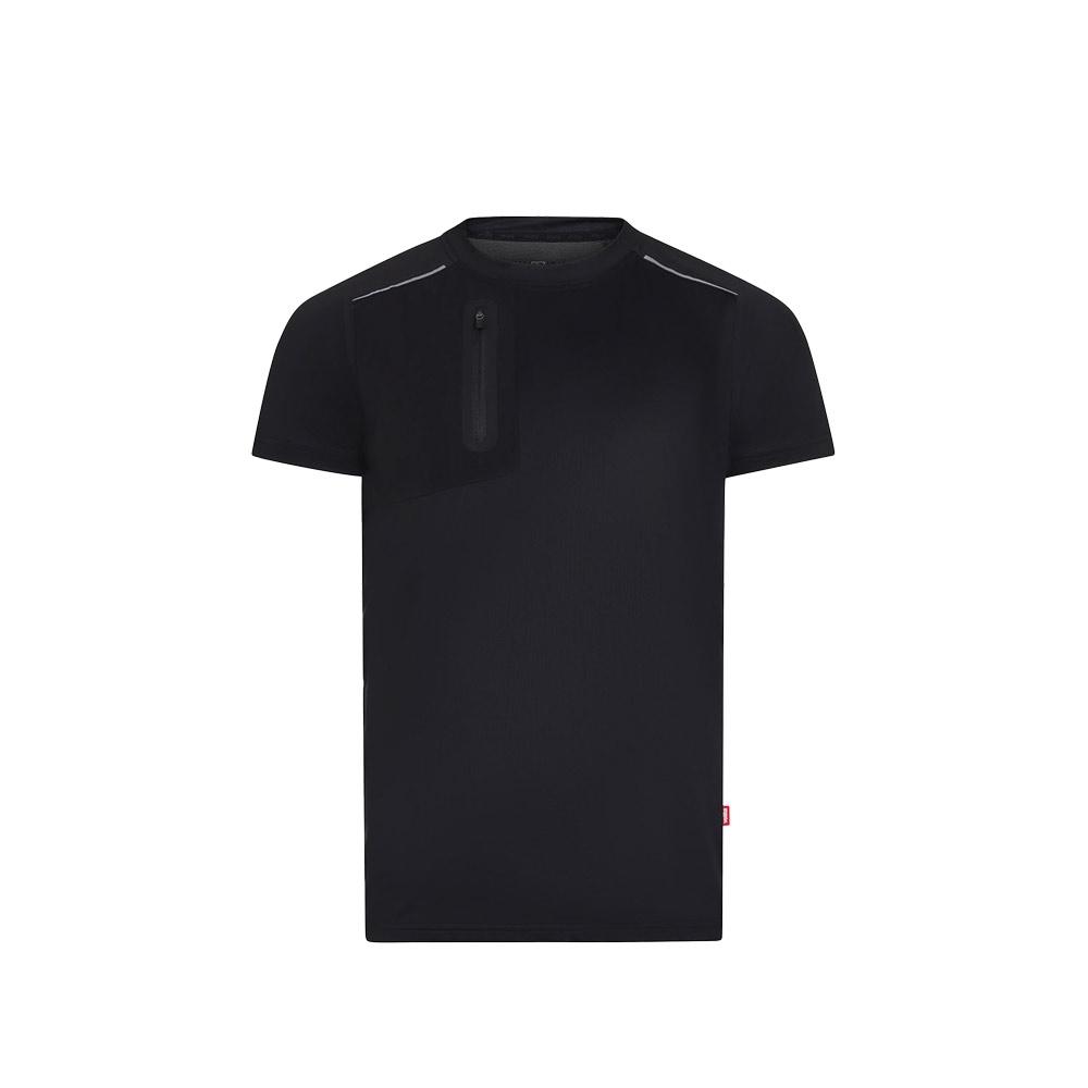 Tricou tehnic din material waffle VL Rhea, 110 g/m² Negru L