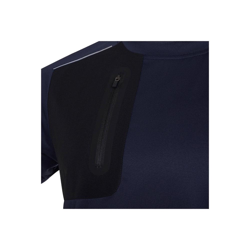 Tricou tehnic din material waffle VL Rhea, 110 g/m² Albastru marin XL