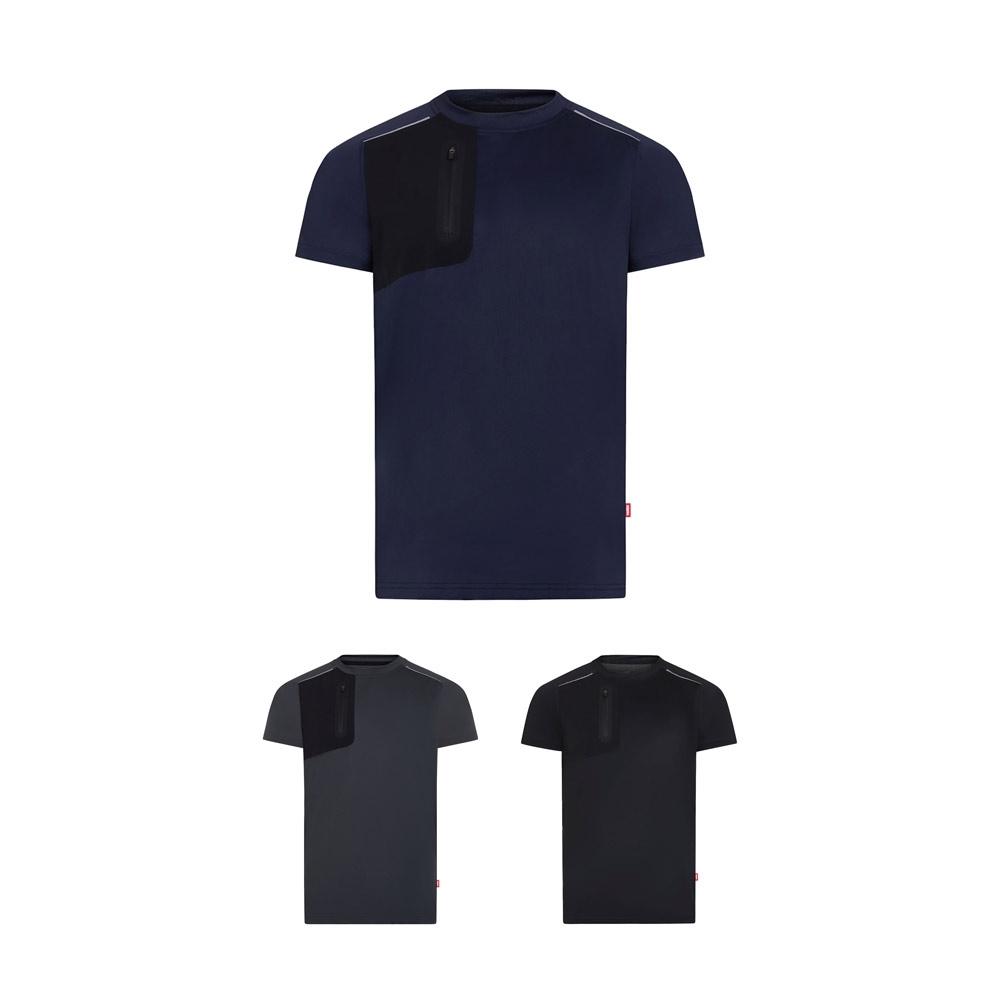 Tricou tehnic din material waffle VL Rhea, 110 g/m² Negru L