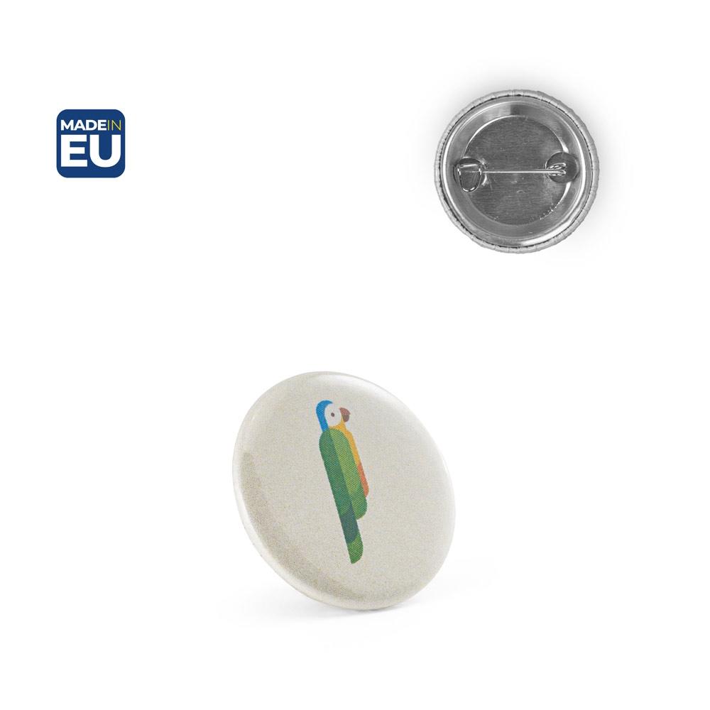 Insignă Button Pin 1 Argintiu 